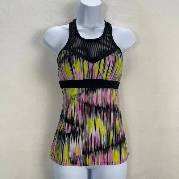 Trina Turk Recreation Women’s Moisture Wicking Mesh Racerback Tank Small - Picture 1 of 14